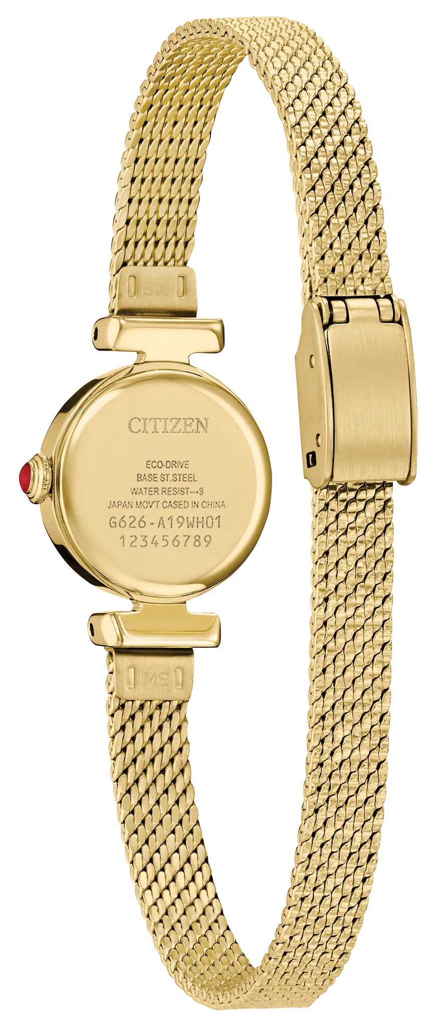 Citizen Fio Gold-Tone Dial Stainless Steel Watch EG7086-57P