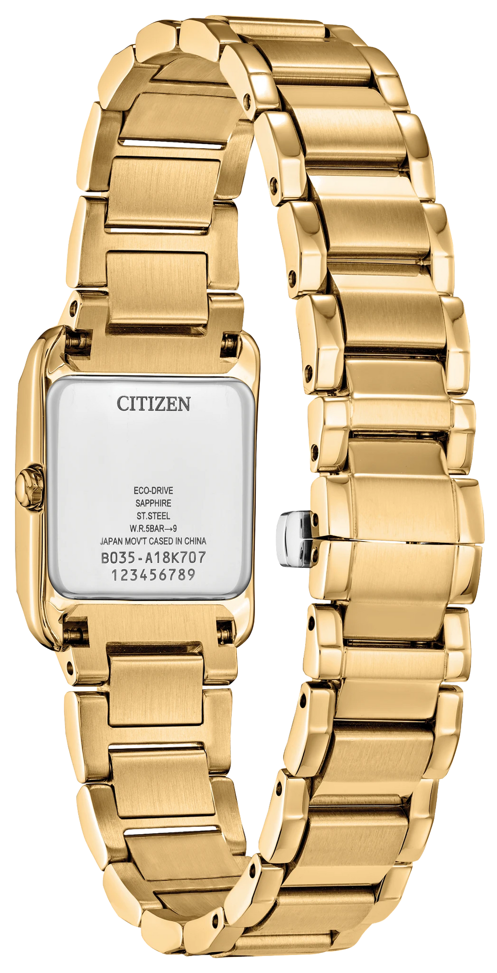 Citizen L Bianca White Dial Gold-Tone Stainless Steel Watch EW5602-57D