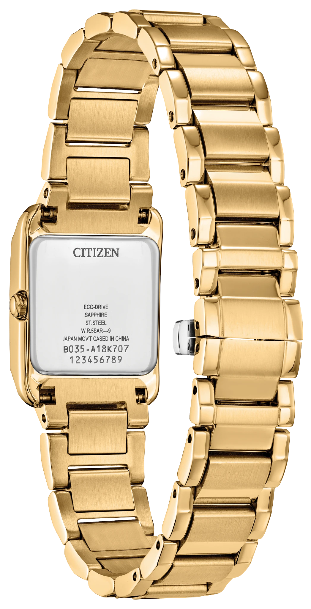 Citizen L Bianca White Dial Gold-Tone Stainless Steel Watch EW5602-57D