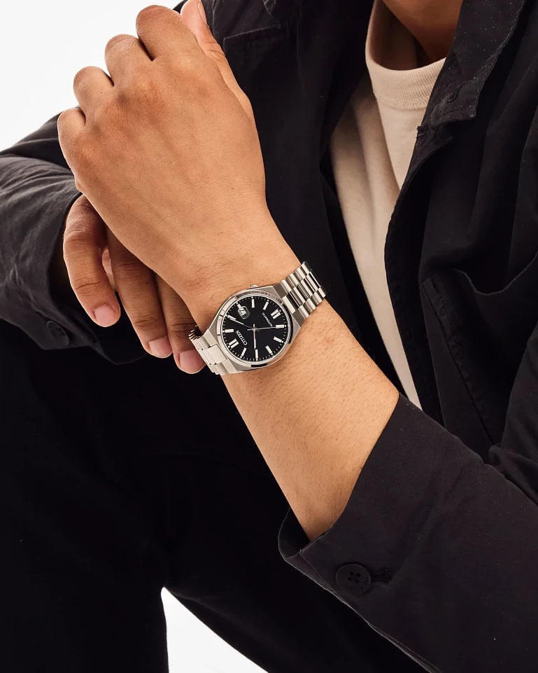 Citizen Tsuyosa Automatic Black Dial Stainless Steel Men's Watch NJ0150-56E
